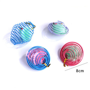 Jouet interactif pour <span class=keywords><strong>chat</strong></span> <span class=keywords><strong>en</strong></span> gros avec souris <span class=keywords><strong>en</strong></span> peluche, jouet de <span class=keywords><strong>chat</strong></span> durable <span class=keywords><strong>en</strong></span> métal <span class=keywords><strong>en</strong></span> forme de cage, jouet amusant pour <span class=keywords><strong>chat</strong></span> à chasser - Product Image 4