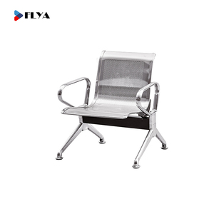Sillas de Espera FLYA de Acero Inoxidable para Recepción Pública, Aeropuertos, Barberías, Hospitales, con 3/4/5/6 Asientos - Product Image 4