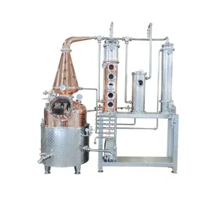ZJ 500Lハイブリッド蒸留装置ジンスチルアルコール蒸留器フルーツワイン生産ライン価格蒸気蒸留機