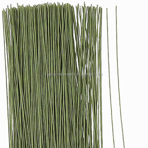 <span class=keywords><strong>Alambre</strong></span> de hierro cubierto de papel verde y <span class=keywords><strong>blanco</strong></span> de 24 pulgadas y 60cm, <span class=keywords><strong>alambre</strong></span> de hierro floral <span class=keywords><strong>para</strong></span> <span class=keywords><strong>manualidades</strong></span> hechas a mano y flores - Product Image 3