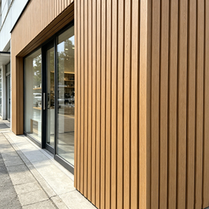 Panel de Pared WPC Ligero con Núcleo Hueco y Acabado de <span class=keywords><strong>Madera</strong></span> Natural para Pérgolas, Columnas, Fachadas y Proyectos de Renovación Decorativa - Product Image 4