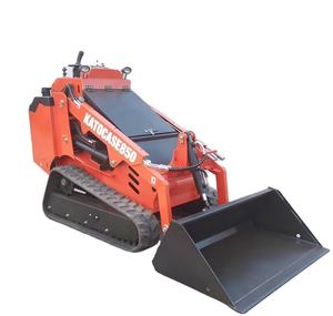 شحن مجاني: لودر صغير كاتوكاس من الصين بمحرك ديزل كوبوتا 0.4 طن، مع دلو 0.2 متر ومضخة محرك ودوران قصير - Product Image 1