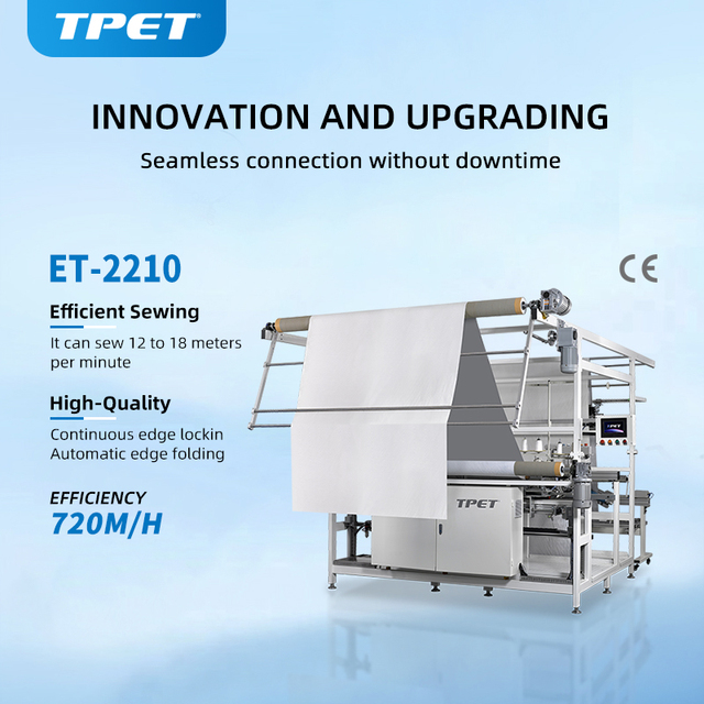 TPET Automatic Curtain Sewing Machine Efficient Curtain Making Machinery