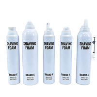 OEM ODM Haute Qualité Prix Usine Bouteilles Aérosol Vides Rechargeables en Aluminium à Pompe pour Mousse de Rasage et Soins de la Peau