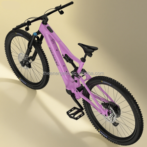Premium Adults Mountain Bike Central Motor Carbon Frame 12-Speed Hydraulic Disc Brakes 350W Fat Tire Stability Super - Product Image 4