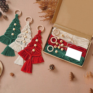 Kit de Matériaux DIY pour <span class=keywords><strong>Tapisserie</strong></span> de Noël Huaien, Décoration Murale Nordique Faite à la Main, Pendentif de Noël, Décoration Murale pour la Maison, Cadeau - Product Image 4