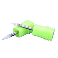 Fraise à colonne en carbure de 3,175 mm pour découpe acrylique, PVC et bois, outils de fraisage CNC