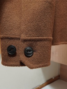 OEM Custom Design <strong>Men's</strong> Double-Pocket Double-Sided Wool <strong>Tweed</strong> With Lapel Unique Style Shirt Wool <strong>Jacket</strong> - Product Image 4