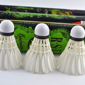 <span class=keywords><strong>RSL</strong></span> CLASSIC Bádminton Green Barrel, Volantes de Pluma de Ganso de Grado Competitivo, Base de Corcho Totalmente Natural, Paquete de 12 para Tenis - Product Image 4