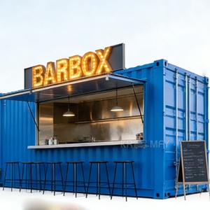 Restaurante, Bar o Cafetería Contemporáneo Prefabricado en Contenedor de Envío, con Cocina, Estructura de Acero Galvanizado, Acero de 3 mm de Espesor - Product Image 6