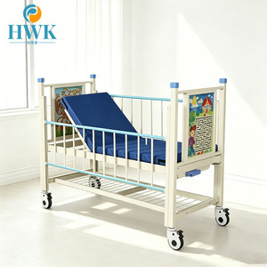 <span class=keywords><strong>Lit</strong></span> <span class=keywords><strong>d</strong></span>'hôpital pédiatrique réglable avec barrières de sécurité pour bébés et enfants, utilisé en clinique hospitalière et en soins à domicile pour la récupération médicale - Product Image 3