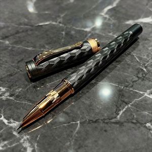 Custom Diamond Pattern Luxury Metal Business Fountain <b>Pen</b> Custom Logo 0.7mm Writing Width Corporate Gifts Marketing Student - Product Image 2