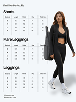 Ensemble de sport EnovStars personnalisé 6 pièces : soutien-gorge, t-shirt, veste, short, leggings, pantalon évasé, sensation seconde peau, ensemble de sport, ensemble fitness