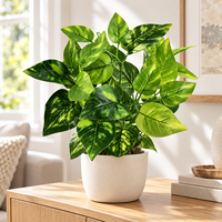 Plante artificielle décorative en feuillage vert varié pour vase, maison, chambre, arrangements floraux de mariage, vente en gros