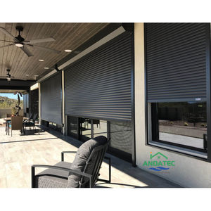 <span class=keywords><strong>Puerta</strong></span> enrollable de aluminio para tienda de <span class=keywords><strong>garaje</strong></span>, <span class=keywords><strong>puerta</strong></span> enrollable con control remoto de motor - Product Image 4