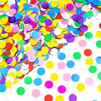 Fournitures de décoration pour mariage et anniversaire, jouets, paillettes colorées en PET de 20 g, 1,5 cm, petites paillettes scintillantes rondes, ballons de fête, confettis
