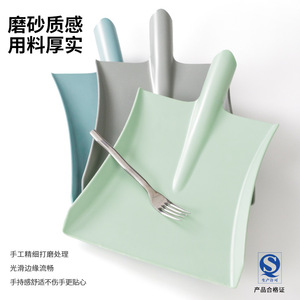 Xiangyuan <b>melamine</b> <b>plate</b> handle shovel barbecue <b>plate</b> creative plastic imitation porcelain hot pot dish <b>plate</b> dinner <b>plate</b> - Product Image 3