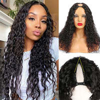 Zxwxj — perruque v-part en cheveux naturels bouclés, cheveux rugueux, sans colle, partie fine, mélange de cheveux avec votre propre naissance de cheveux