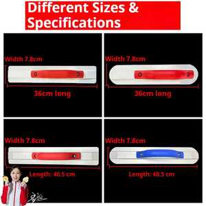 Industrial Grade Aluminum-Magnesium Alloy Trowel Scraper Manual Putty File and Concrete Leveling <b>Tool</b> with Large Plate - Product Image 5