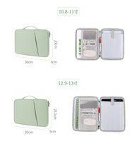Muti-fonction Portable Zipper Hand Hold Nouveau Design Antichoc Tablet/ Pad/Tab Bag Sleeve Case Cover Pouch 10.8 11 12 13 Inch