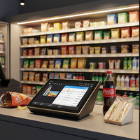 Terminal de Système POS Android Tout-en-Un Sunmi D3 MINI 10.1 Pouces 3+32 avec Réseau 4G NFC et Écran Tactile
