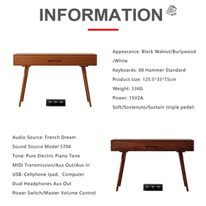 Cademe bàn phím đàn piano kỹ thuật số Bàn phím chuyên nghiệp điện tử âm nhạc đàn piano kỹ thuật số - Product Image 4