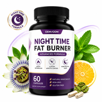 Capsule brûle-graisses nocturne à base de plantes, marque privée, supplément minceur extra fort à la racine d'ashwagandha pour la perte de poids