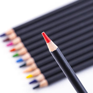 Ensemble de crayons de couleur pastel noir personnalisés, crayons à dessin à base de cire pour la rentrée scolaire - Product Image 2