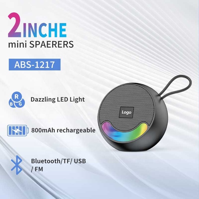 ABS-1217 Outdoor Portable Multifunctional Music Box Blue Tooth Speaker Strong Bass DJ Speaker Perfect for Parties and Camping