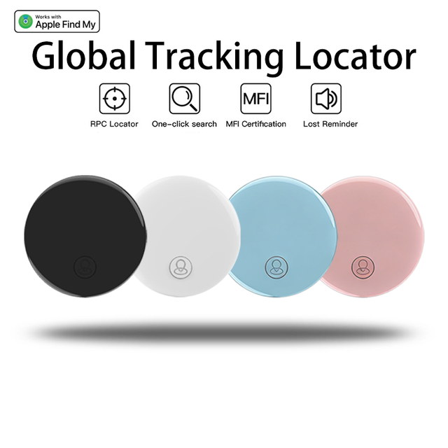 Smart Item Tracker Compatible with IOS Find My APP Wireless Anti Lost Tag for Car Keys Pets Luggage GPS Locator