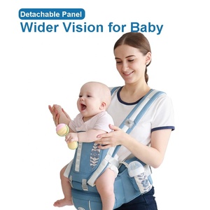 <span class=keywords><strong>Porte</strong></span>-bébé Ergonomique en Coton Respirant avec Siège de Hanche Réglable pour Bébés de 0 à 36 <span class=keywords><strong>Mois</strong></span> – Idéal pour les Voyages (Vente en Gros) - Product Image 3