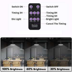 <span class=keywords><strong>Lampe</strong></span> suspendue à télécommande 1 tête 16 LED Lampes solaires fendues Lampes suspendues solaires d'intérieur et d'extérieur <span class=keywords><strong>Lampe</strong></span> à énergie <span class=keywords><strong>solaire</strong></span> blanche chaude - Product Image 5