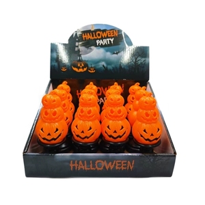 Lámpara Decorativa Moderna Apilable de Calabaza para Halloween y Navidad, Luz a Pilas de Plástico para Mesa del Hogar, Adorno Festivo para Jardín y Patio - Product Image 5