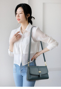 Bolsos cruzados de diseño de moda, bolsos de hombro de cuero PU de alta calidad, bolsos de mano casuales de lujo para mujer - Product Image 3