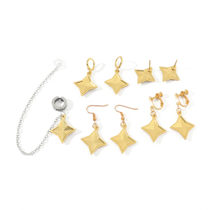 Game <strong>Genshin</strong> <strong>Impact</strong> Primogem Ear Studs <strong>Earrings</strong> for Women Jewelry Enamel Geometric Shape Ear Drop <strong>Earring</strong> Charm Accessories Gift - Product Image 3