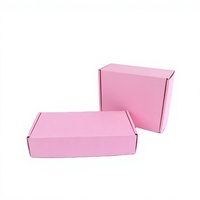 Boîte d'expédition en carton ondulé recyclable pour cosmétiques et dentifrice, avec forme personnalisable et impression à lamination mate
