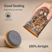 Couvercle de bocal Mason en bois avec joint en silicone hermétique FSC, personnalisable OEM pour cuisine