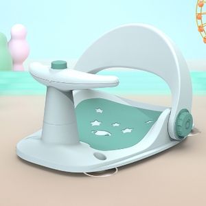 Asiento ergonómico portátil JXB de moda superior ajustable <span class=keywords><strong>sentado</strong></span> reclinable antideslizante Silla de <span class=keywords><strong>bañera</strong></span> de bebé con diseño de rociador de agua - Product Image 6