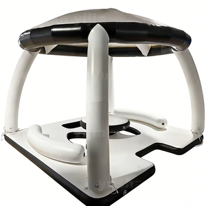 Plateforme flottante <span class=keywords><strong>gonflable</strong></span> personnalisée avec toit, île flottante <span class=keywords><strong>gonflable</strong></span> pour la baignade, quai pour les sports nautiques, les loisirs et les fêtes - Product Image 2
