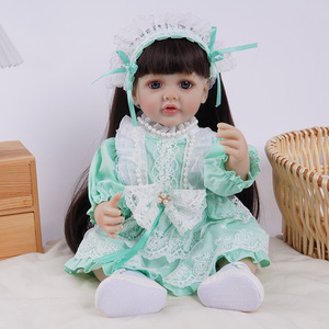 Yeni 22 inç 55cm yumuşak yeniden doğuş bebek tam yumuşak bez vücut ve vinil simülasyon bebek oyuncak - Product Image 6