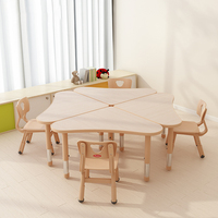 Bureau en plastique écologique pour enfants de maternelle Bo Jiao, pour l'école et la chambre à coucher, hauteur réglable, écriture pour bébé