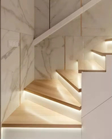 Kit d'éclairage d'escalier intelligent à LED avec capteur de mouvement intégré, contrôle par application, 3000K 4000K 6000K