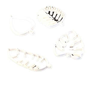 Monstera Leaf Fondant Cake Mold 5.4x7.5 6.5x7.6 10.2x3.9 6.8x6.0 Cookie Embossing Mold For Baking DIY Decorations - Product Image 5
