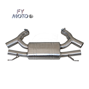 Per <span class=keywords><strong>BMW</strong></span> M8 <span class=keywords><strong>Gran</strong></span> Coupé <span class=keywords><strong>4</strong></span> porte F93 S63 <span class=keywords><strong>4</strong></span>.4TT - Scarico in acciaio inossidabile con valvola, silenziatore e terminali (Cat-back) - Product Image 6