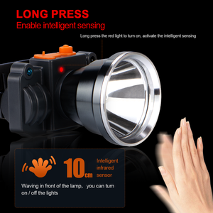 Xách tay 80 ° có thể điều chỉnh đèn pha có thể sạc lại cảm biến chuyển đổi làm việc ánh Sáng Ngọn đuốc ánh sáng chiến thuật đèn pin Led Đèn Pha - Product Image 4