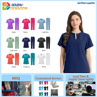 Seragam Medis Wanita & Pria Grosir OEM Custom 2026 D&Z, Setelan Jogger, Perlengkapan Perawat, Seragam Rumah Sakit, Scrub