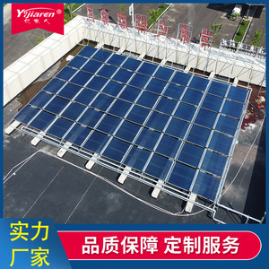 Calentador de Agua Solar de Tubos Evacuados de Acero Inoxidable, Sistema Dividido, Calentamiento Pasivo por Termosifón, Instalación en Techo Inclinado - Product Image 3