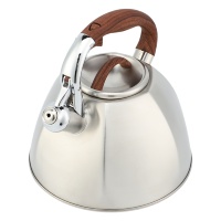 Bouilloire sifflante en acier inoxydable 3L, vente en gros usine, poignée en plastique écologique, protection contre la surchauffe, design moderne