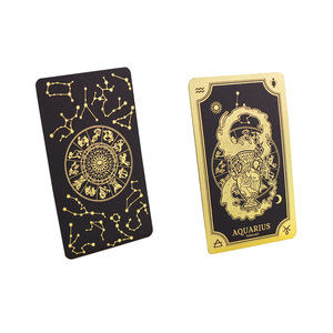 Bộ bài Tarot giấy nghệ thuật 350gsm tùy chỉnh, bề mặt vải lanh, lõi giấy đen Đức, chất lượng chuyên nghiệp, logo nhà sản xuất - Product Image 4