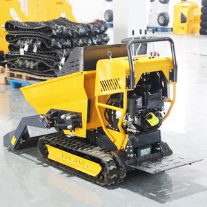 Caminhão basculante de esteira pequeno de 2 toneladas, caminhão de transporte de esteira com carregamento automático, <span class=keywords><strong>mini</strong></span> trator totalmente hidráulico - Product Image 4